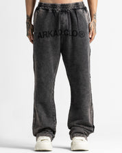 Washed Sweatpant Family Negra
