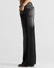Low Rise Jean Negro Mujer