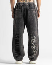 Washed Sweatpant Family Negra