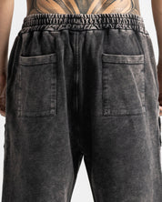 Washed Sweatpant Family Negra