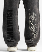 Washed Sweatpant Family Negra
