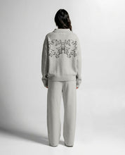 Knit Sweater Polo Gris Con Cafe - Unisex