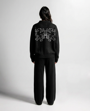 Knit Sweater Polo Negro Con Blanco - Unisex