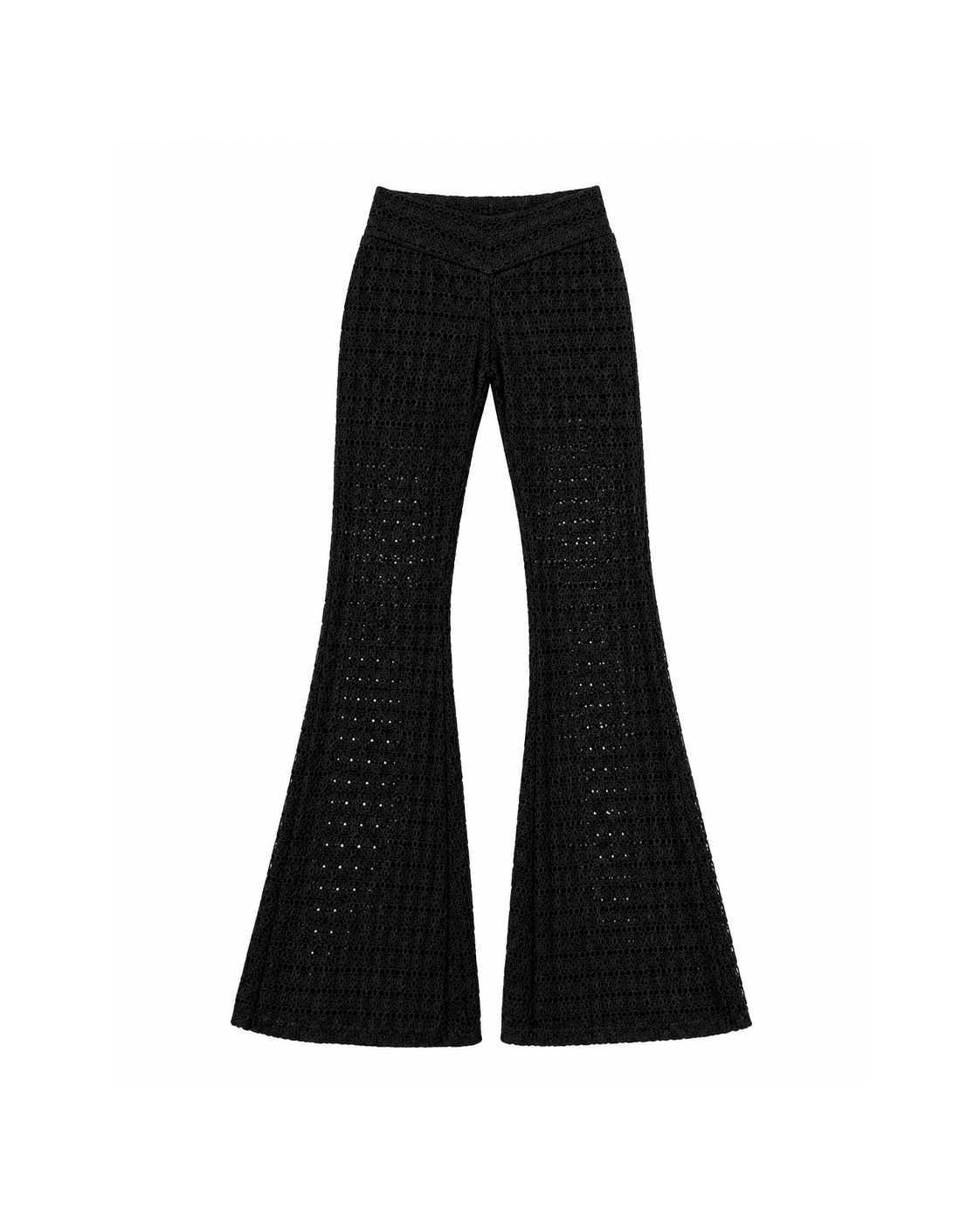Black Lace Pant Mujer