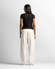 Camisa De Botones En Mesh