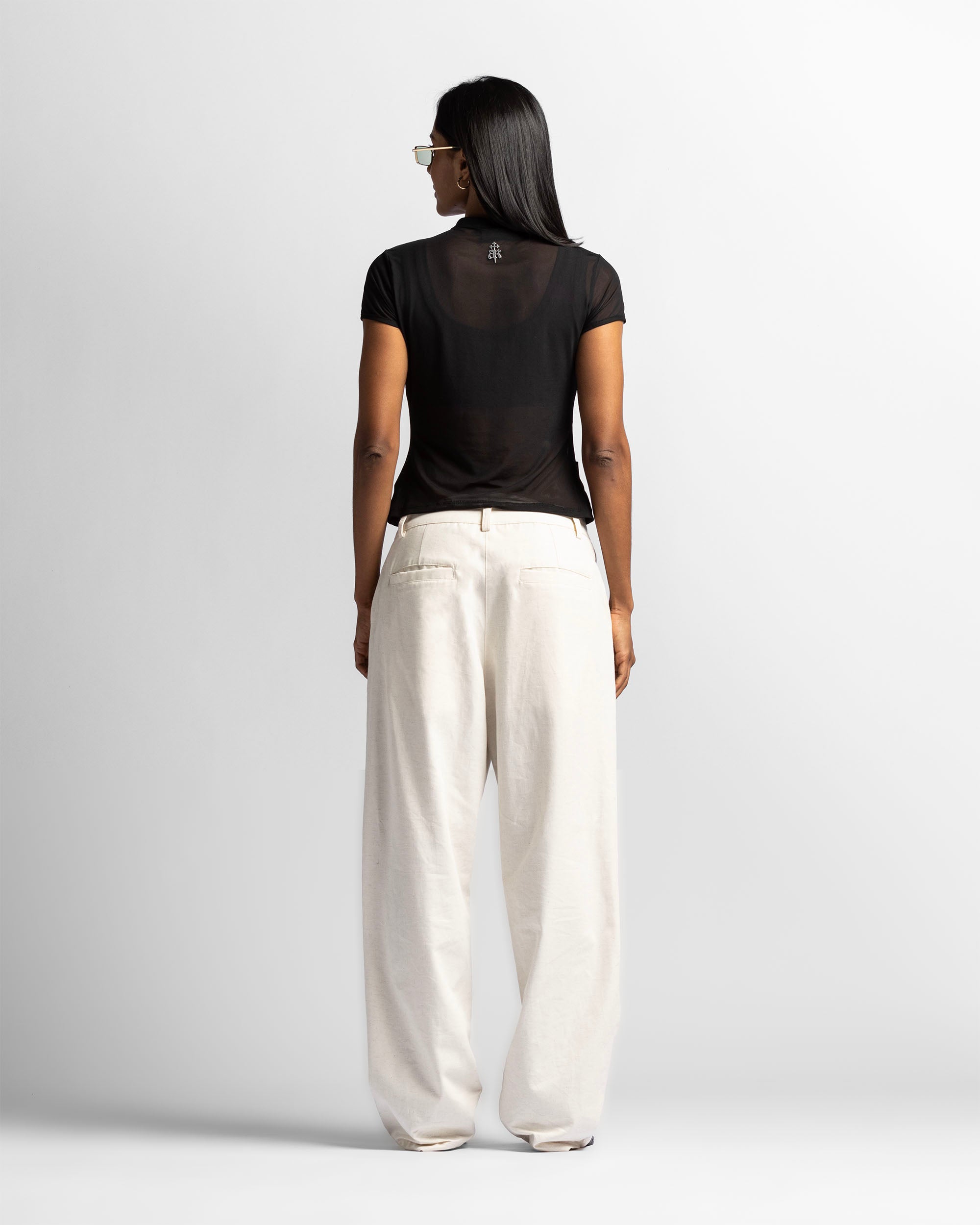 Camisa De Botones En Mesh