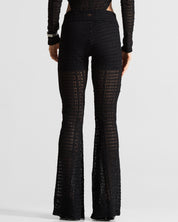 Black Lace Pant Mujer