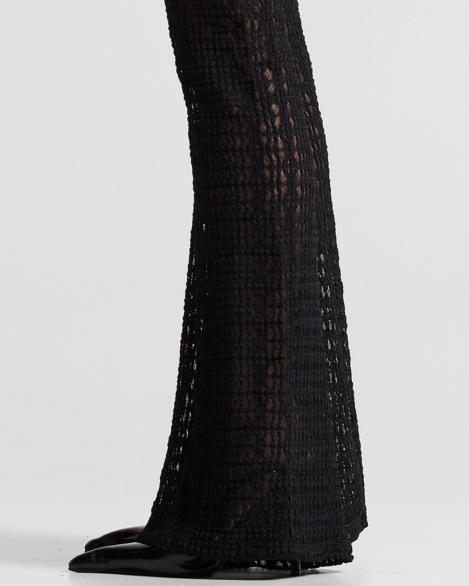 Black Lace Pant Mujer