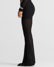 Black Lace Pant Mujer