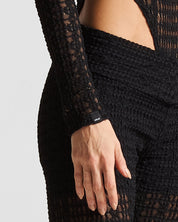 Black Lace Pant Mujer