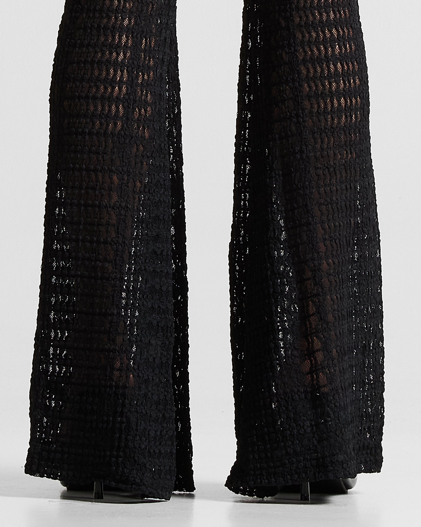 Black Lace Pant Mujer