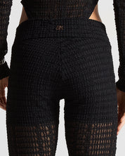 Black Lace Pant Mujer
