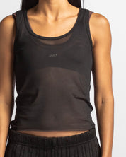 Mesh Tank Top - Negra