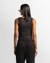 Mesh Tank Top - Negra