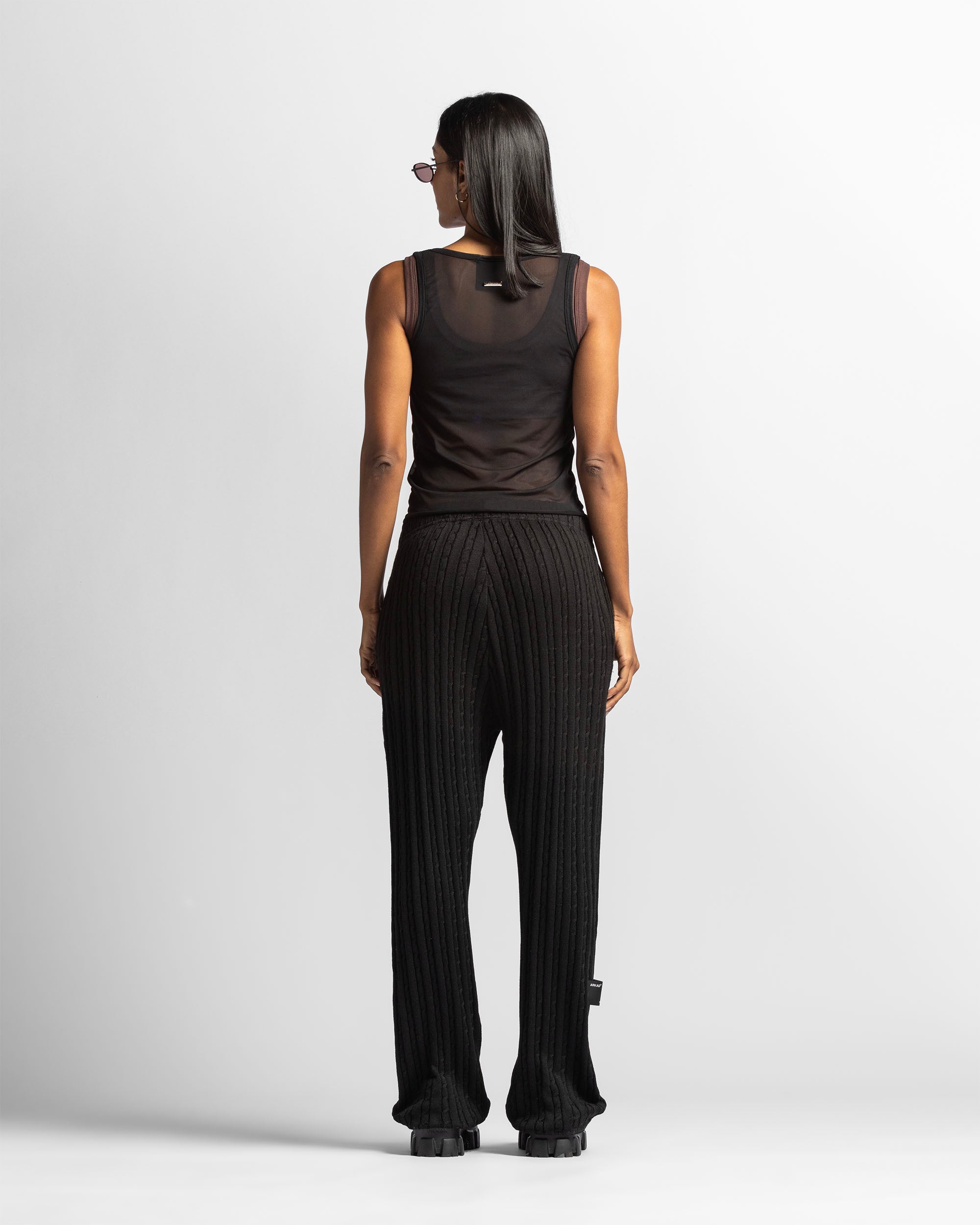 Mesh Tank Top - Negra
