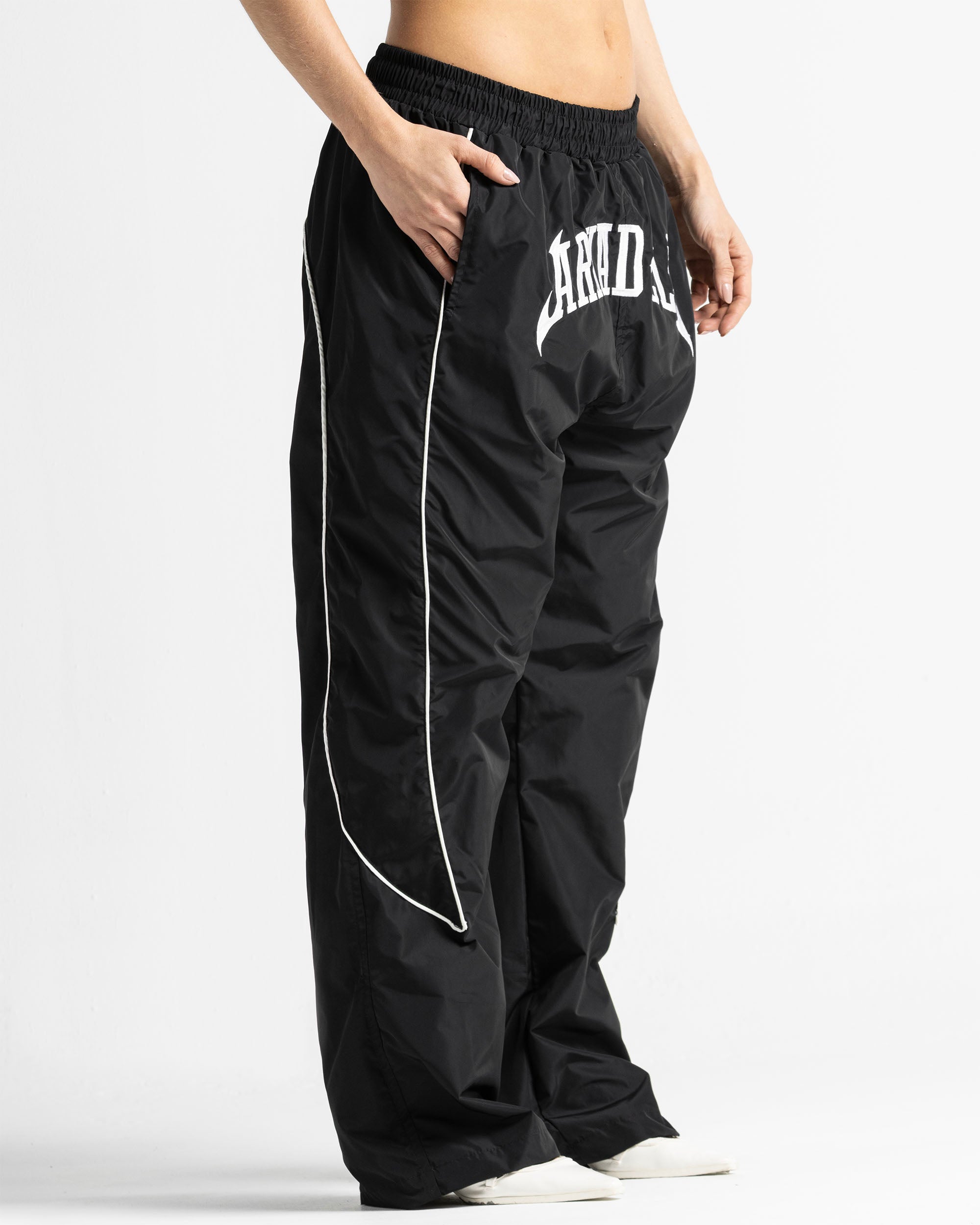 Sweatpant Negra Bordada - Unisex