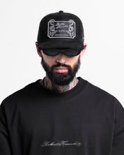 Gorra Velvet Negra Snakes