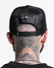 Gorra Velvet Negra Snakes