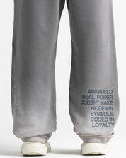 Washed Sweatpant Gris Claro
