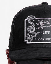 Gorra Velvet Negra Snakes