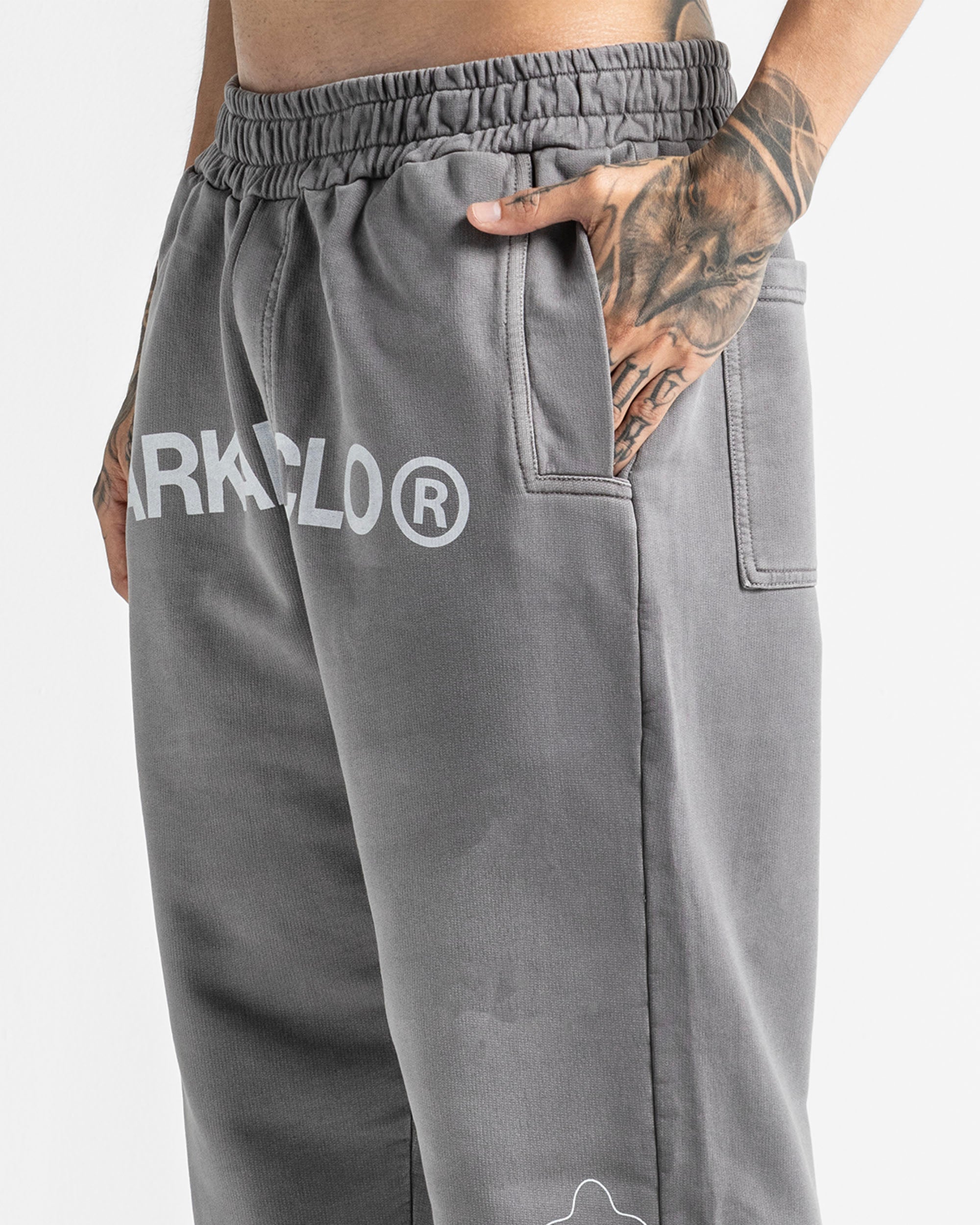 Washed Sweatpant Gris Claro