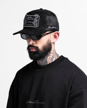 Gorra Velvet Negra Snakes