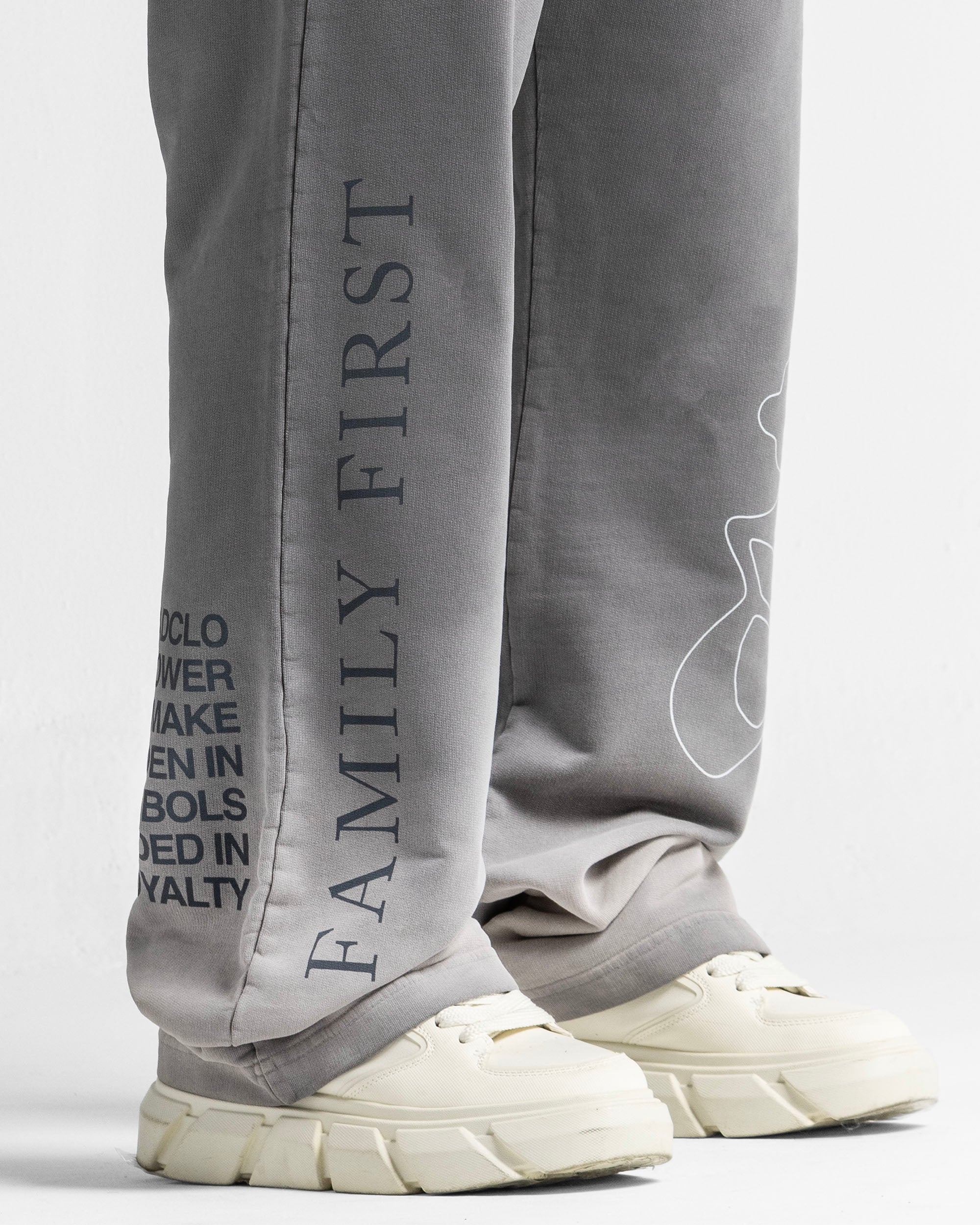Washed Sweatpant Gris Claro