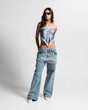 Bandana Gris Beige Paper Trail