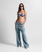 Bandana Gris Beige Paper Trail