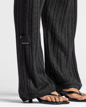 Braided Knit Pant Gris Oscuro - Unisex
