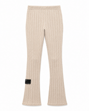 Braided Knit Pant Khaki