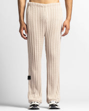 Braided Knit Pant Khaki