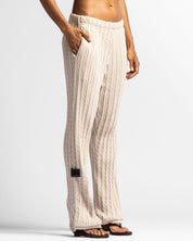 Braided Knit Pant Khaki - Unisex