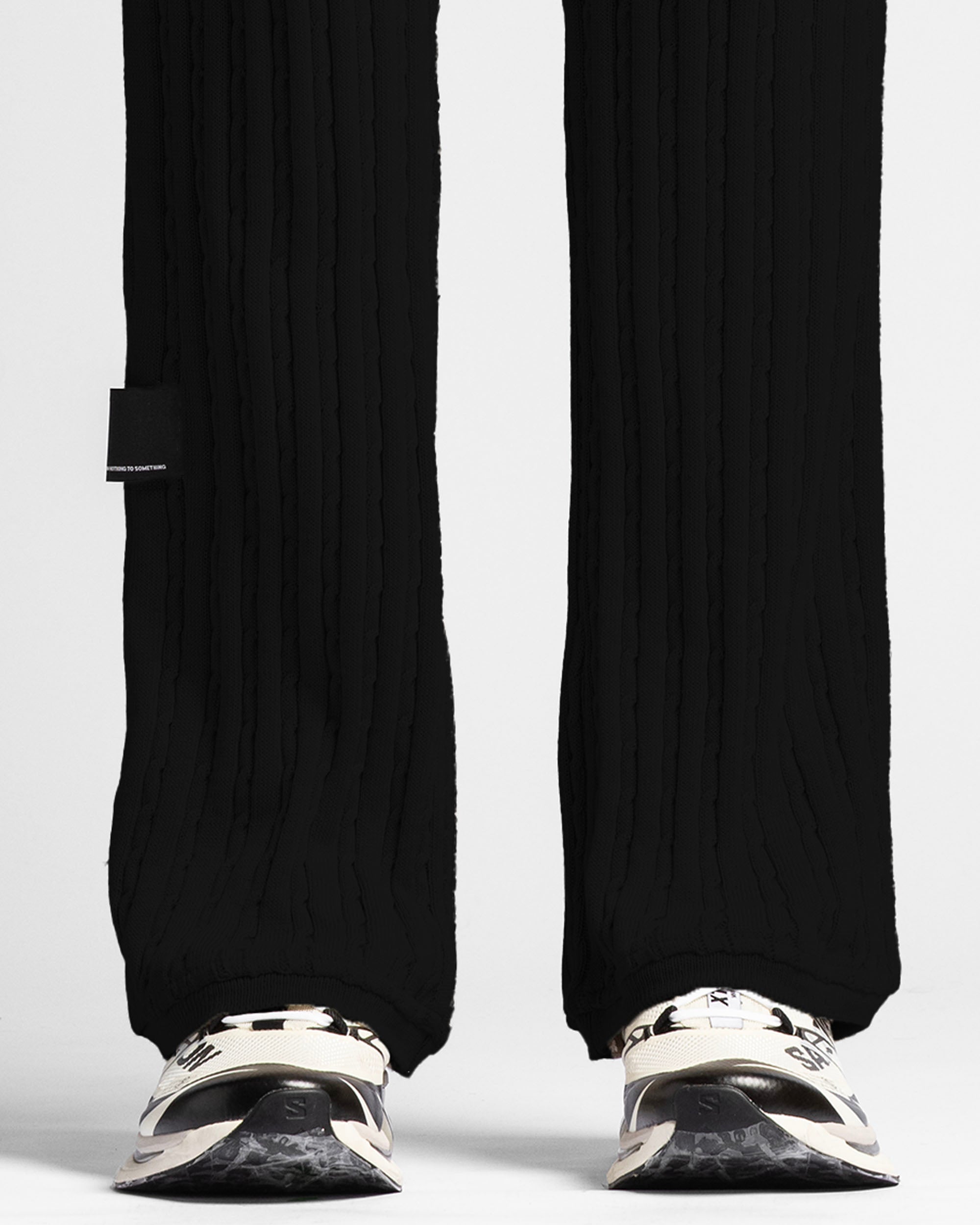 Braided Knit Pant Negro
