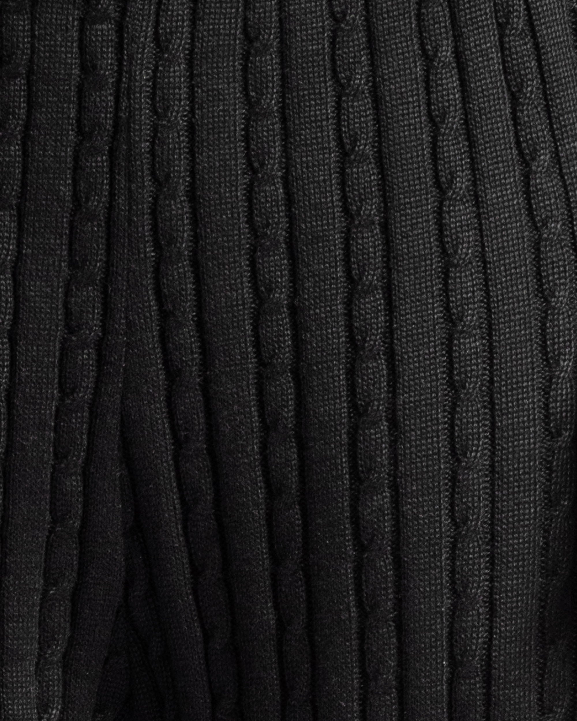 Braided Knit Pant Negro
