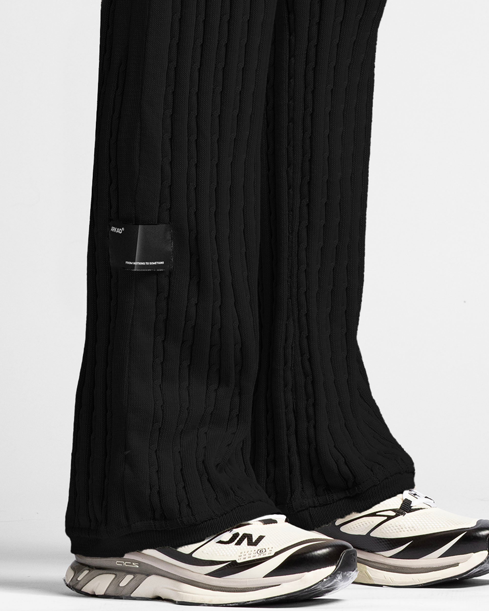 Braided Knit Pant Negro