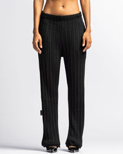Braided Knit Pant Negro - Unisex