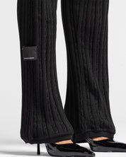 Braided Knit Pant Negro - Unisex