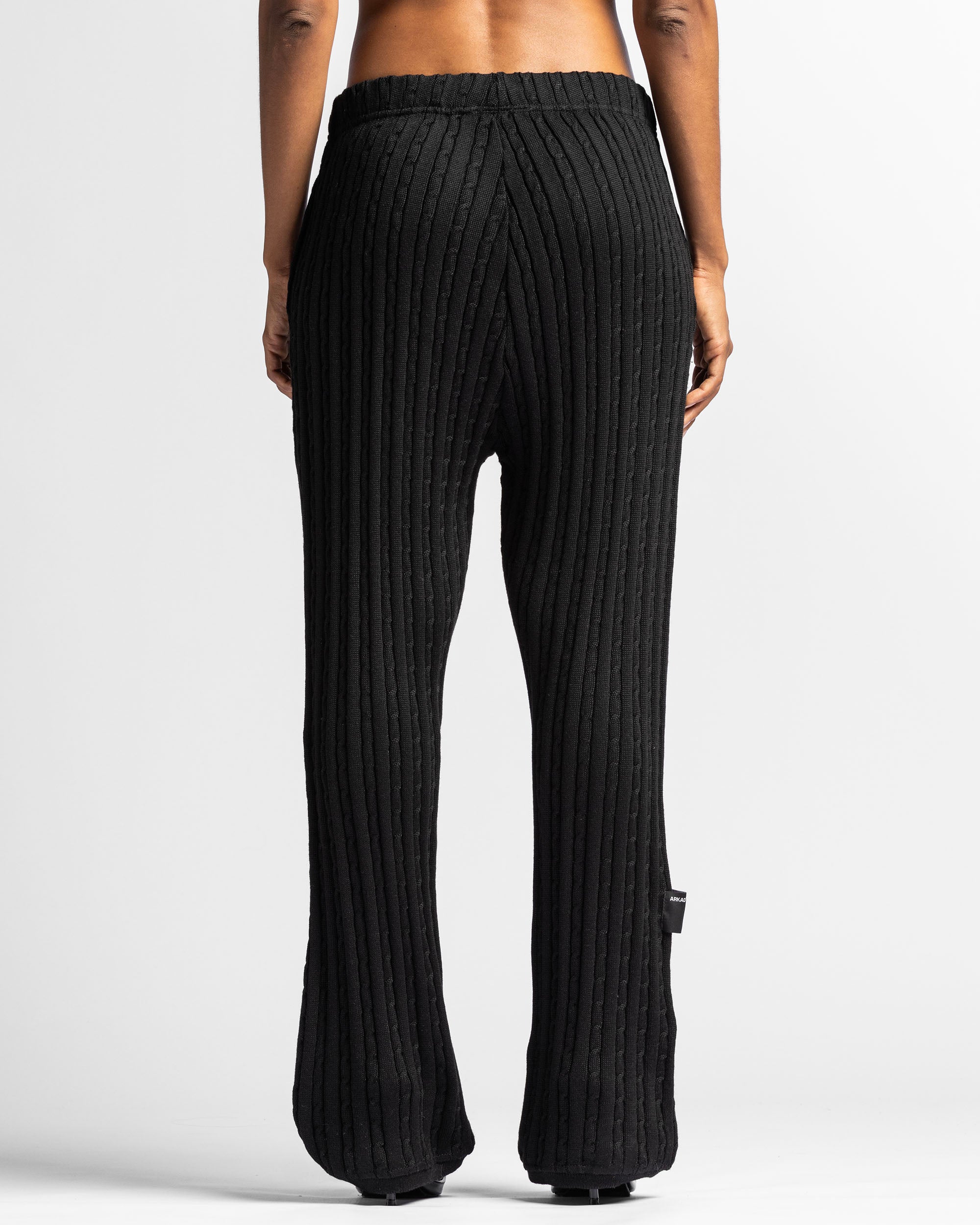 Braided Knit Pant Negro - Unisex