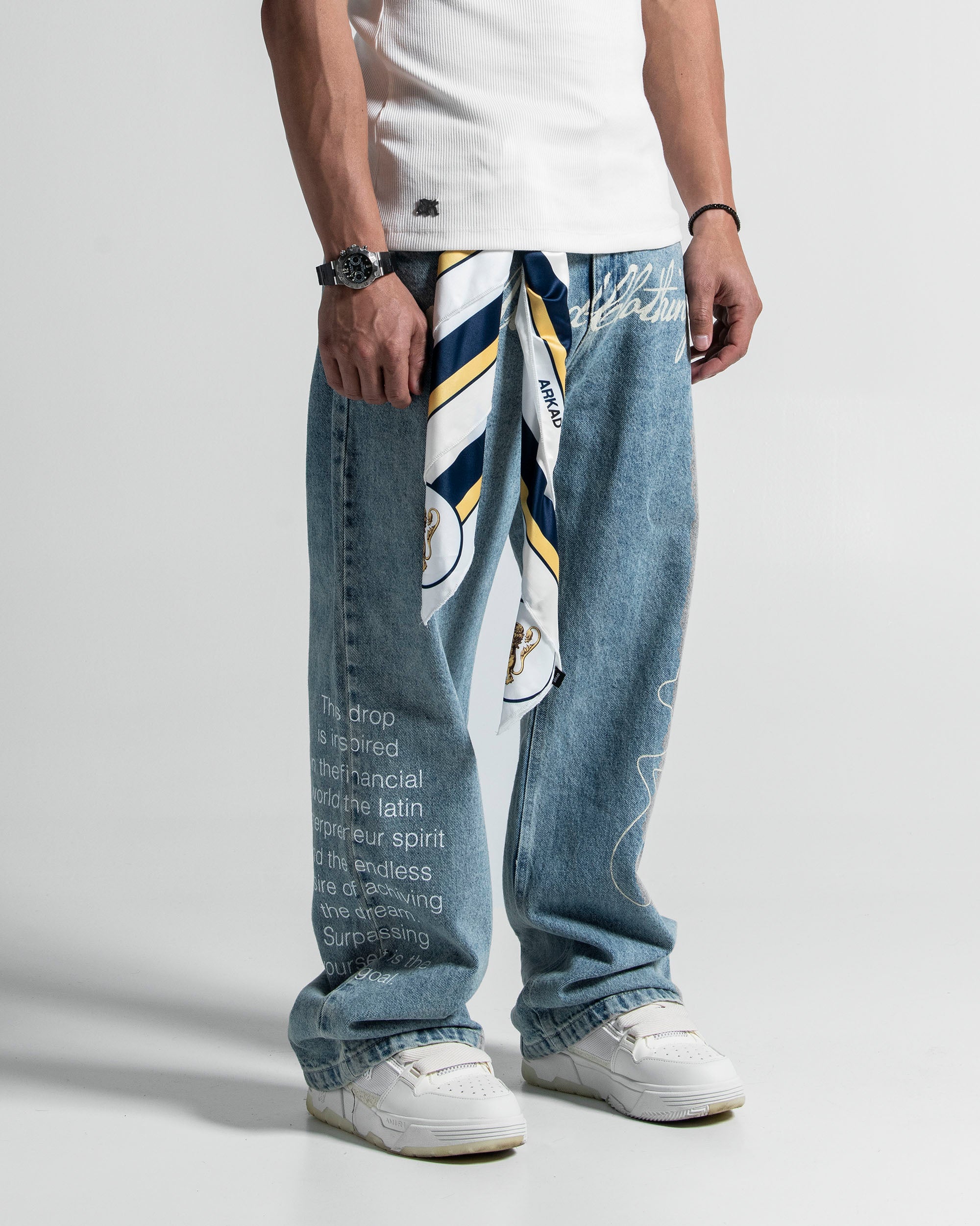 Bandana Paper Azul Amarilla