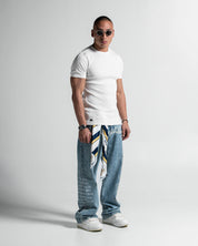 Bandana Paper Azul Amarilla