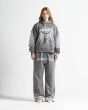 Graphic Washed Hoodie Grey - Unisex