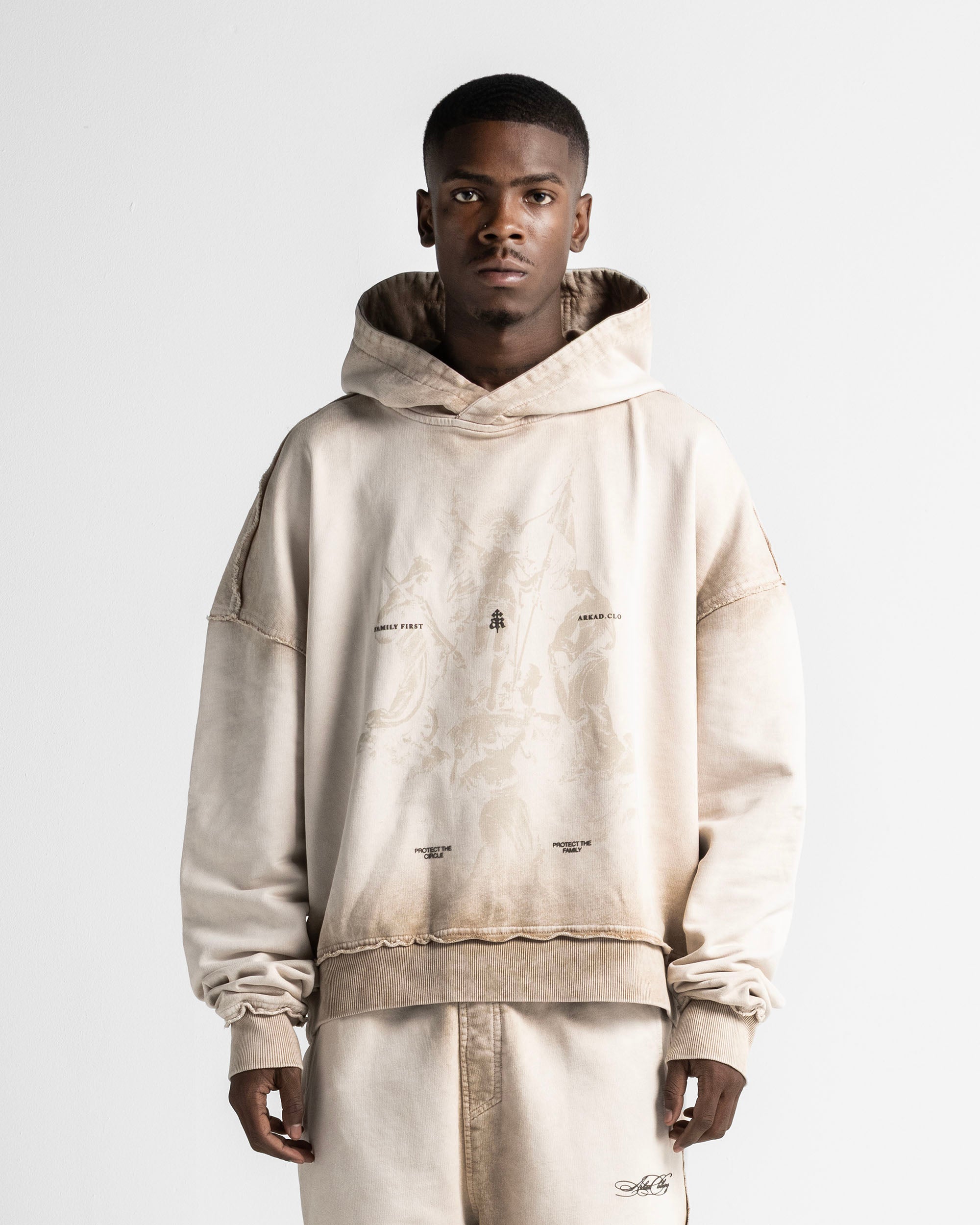 Washed Hoodie Sand