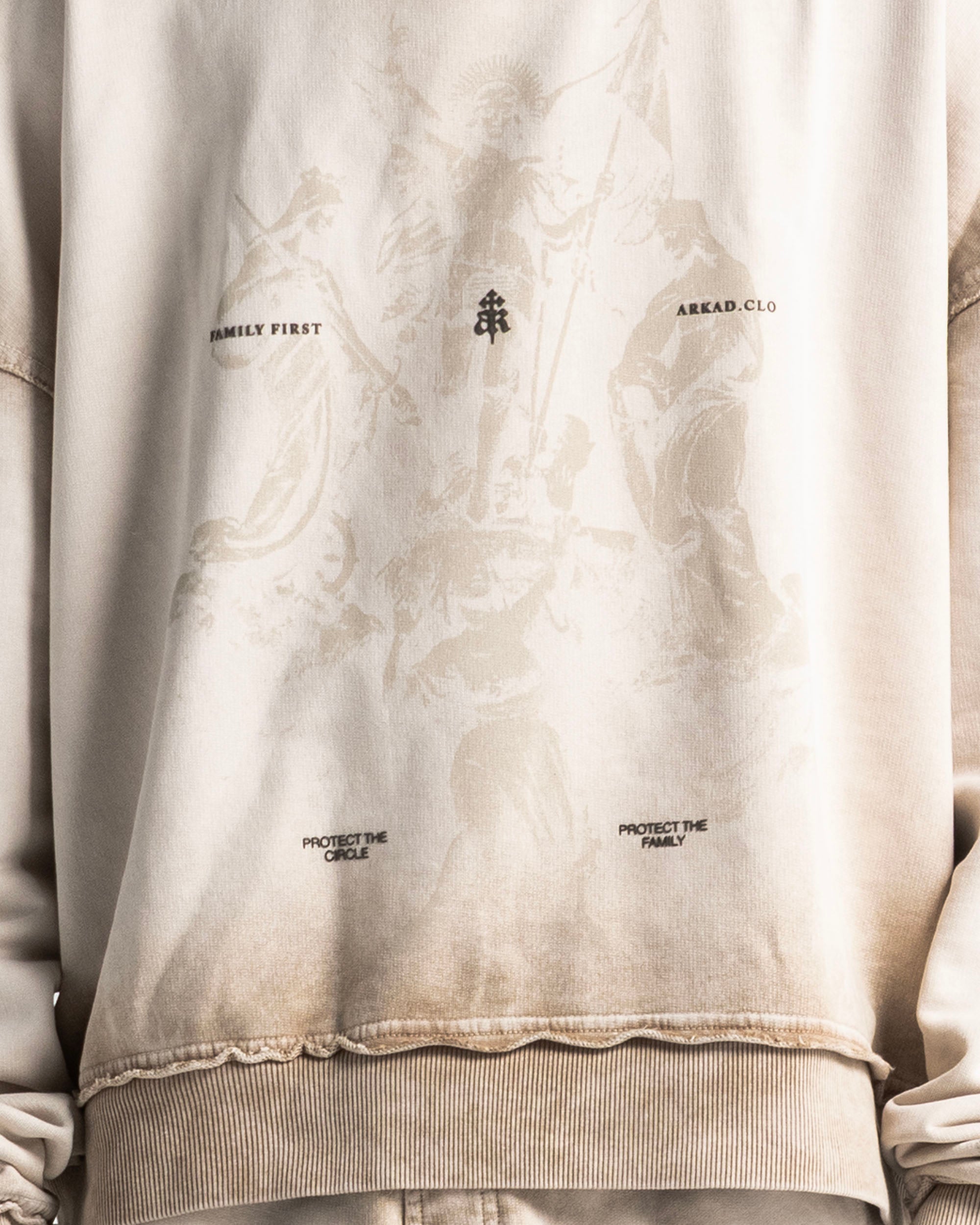 Washed Hoodie Sand