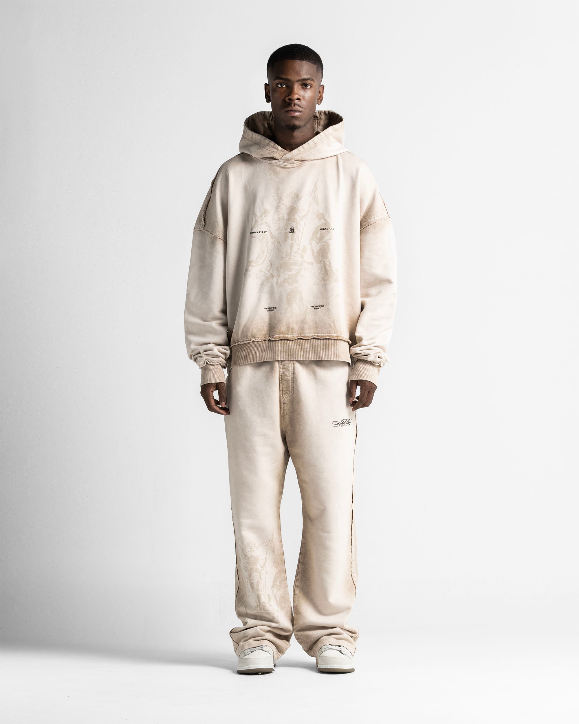 Washed Hoodie Sand