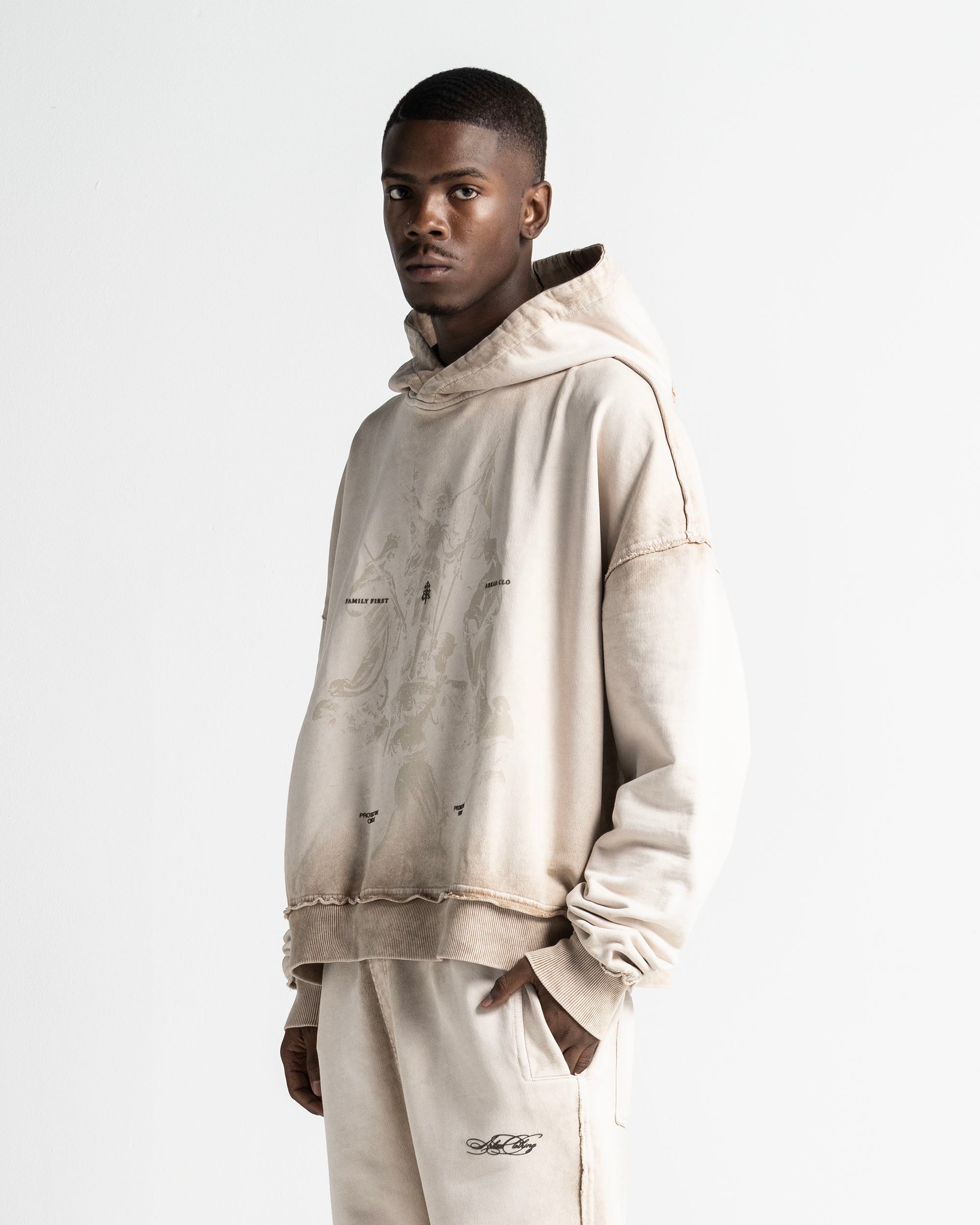 Washed Hoodie Sand