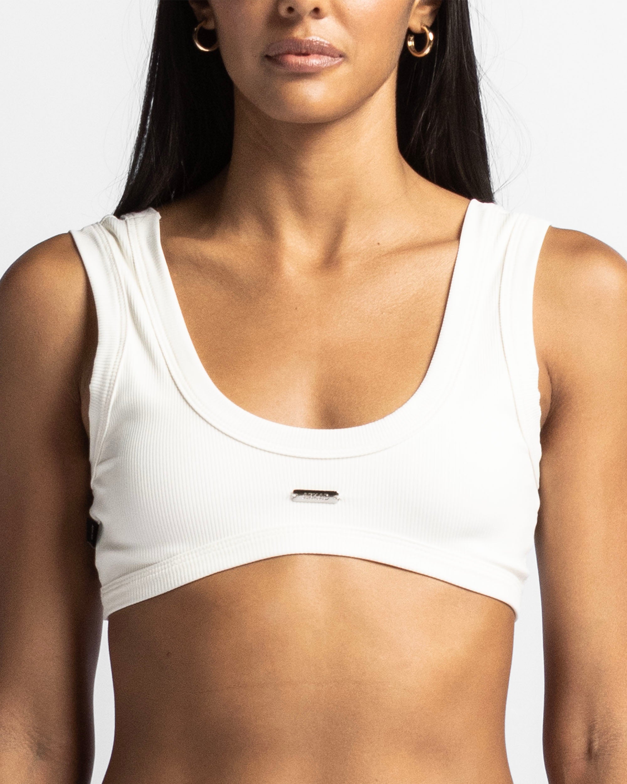 Ribbed Top Blanco