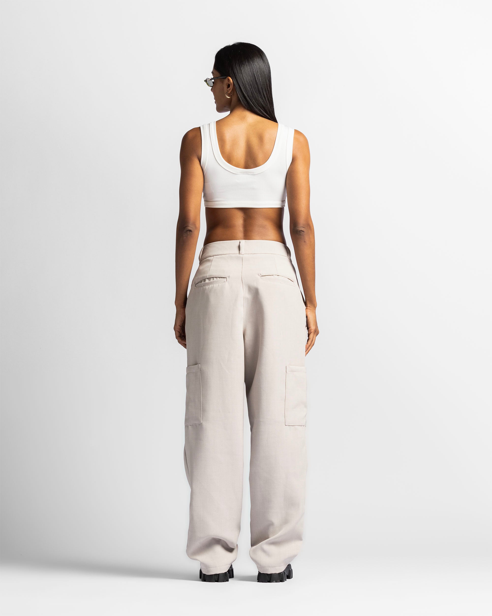 Ribbed Top Blanco