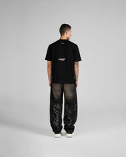 Tshirt Regular Fit Negra Clásica