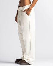 Pintuck Pant Beige Bordado - Unisex